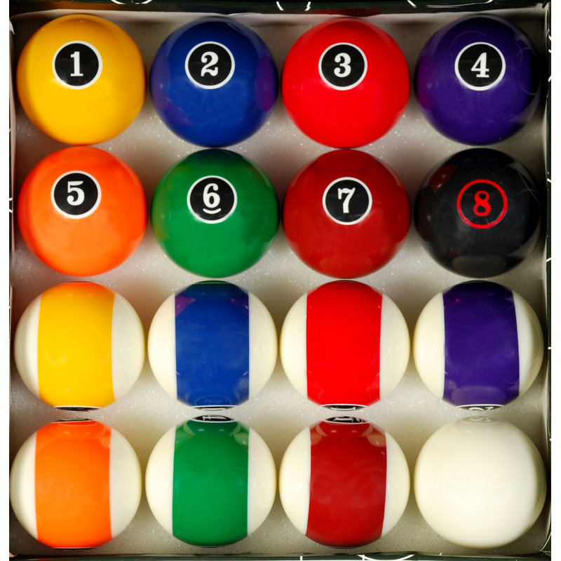 Iszy Billiards Modern style Billiards Pool Ball Set 2 1/4" Wayfair